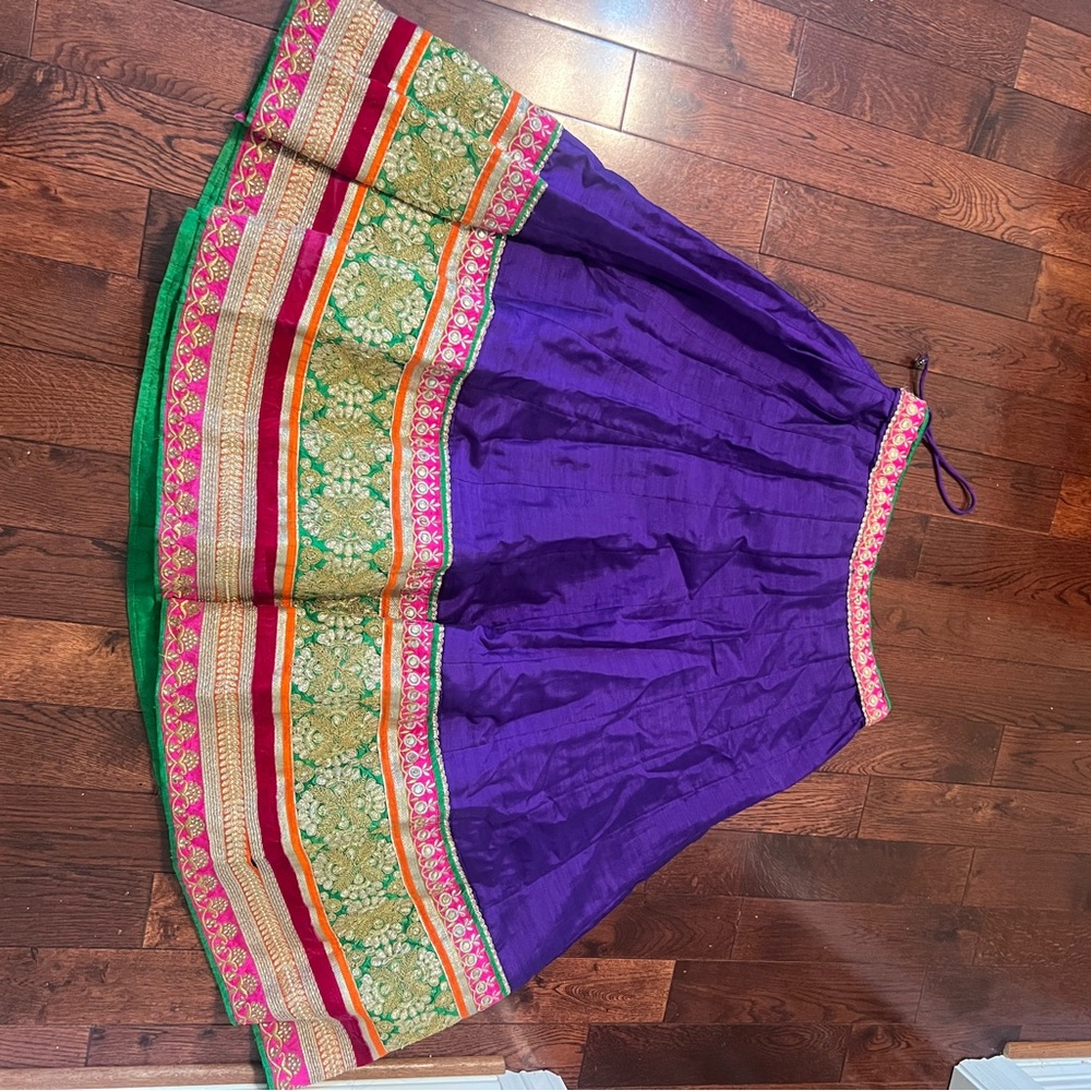 Purple lengha